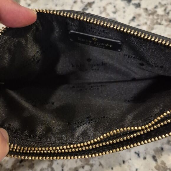 Kate Spade Madison Colorblock Saffiano leather double zip wristlet - Picture 9 of 10